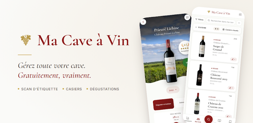 Ma Cave à Vin : gérez toute votre cave, gratuitement